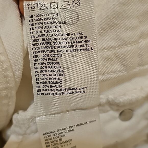 Cheap Monday Ally Cropped Wide Leg Jeans 26 - Picture 11 of 11